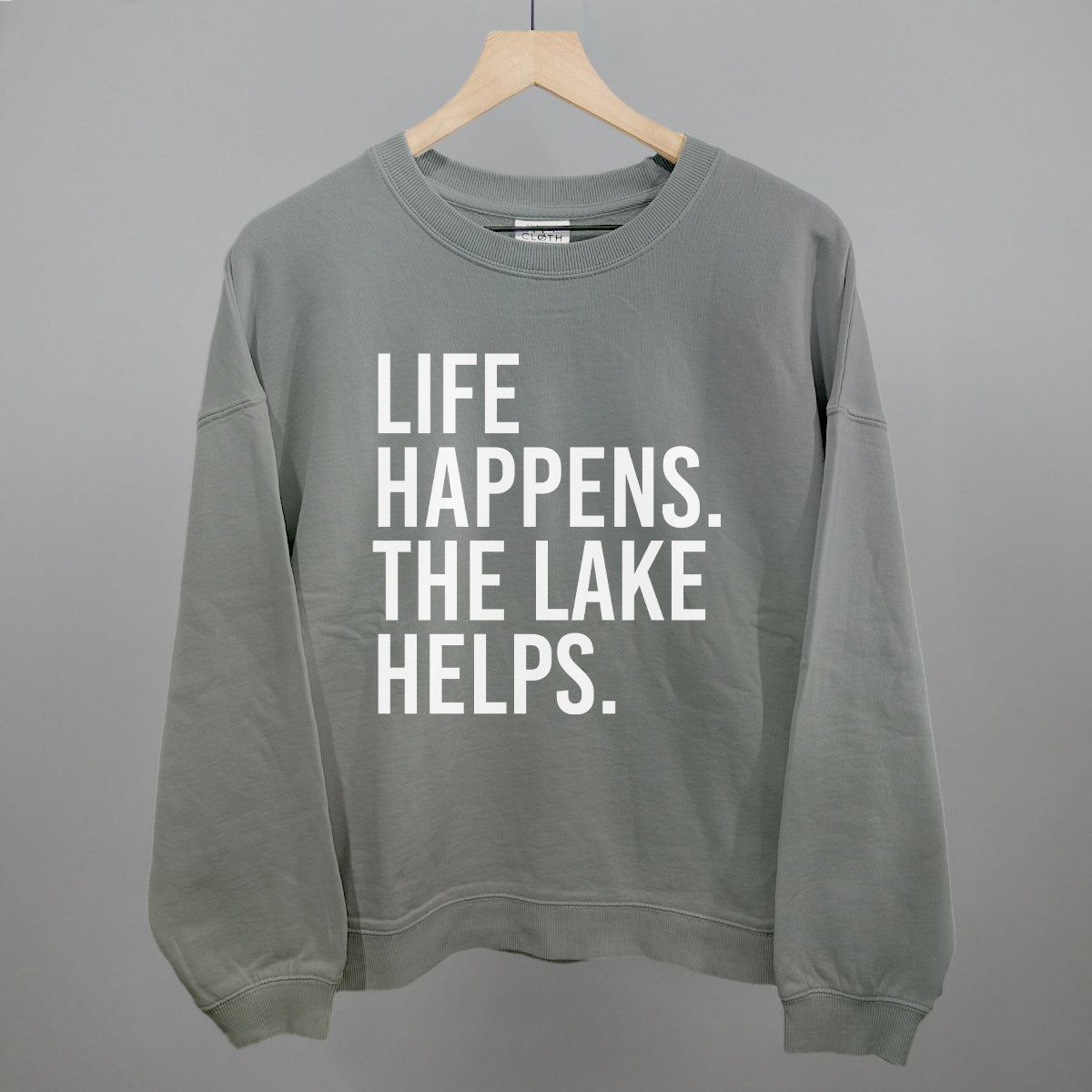 Life Happens. The Lake Helps. Ivy + Cloth