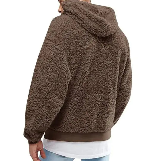 Thickened Stand Collar Zipper Plaid Sweatshirt for Women