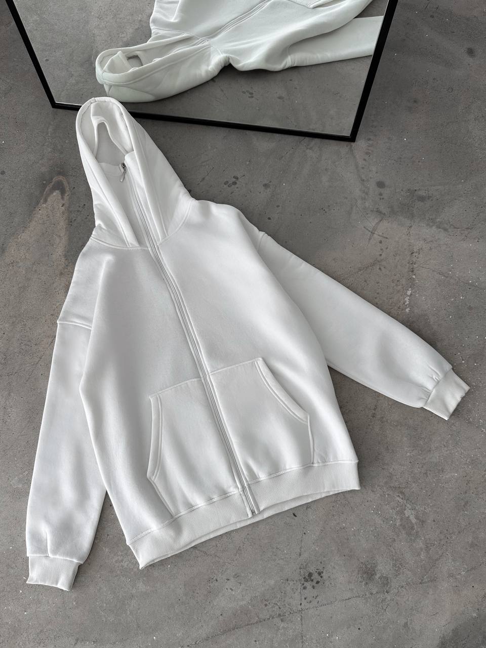 Snow Mask Oversized Hoodie - Cozy and Practical Sweatshirt with Pockets Withinblack