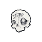 So Tired Enamel Pin Black