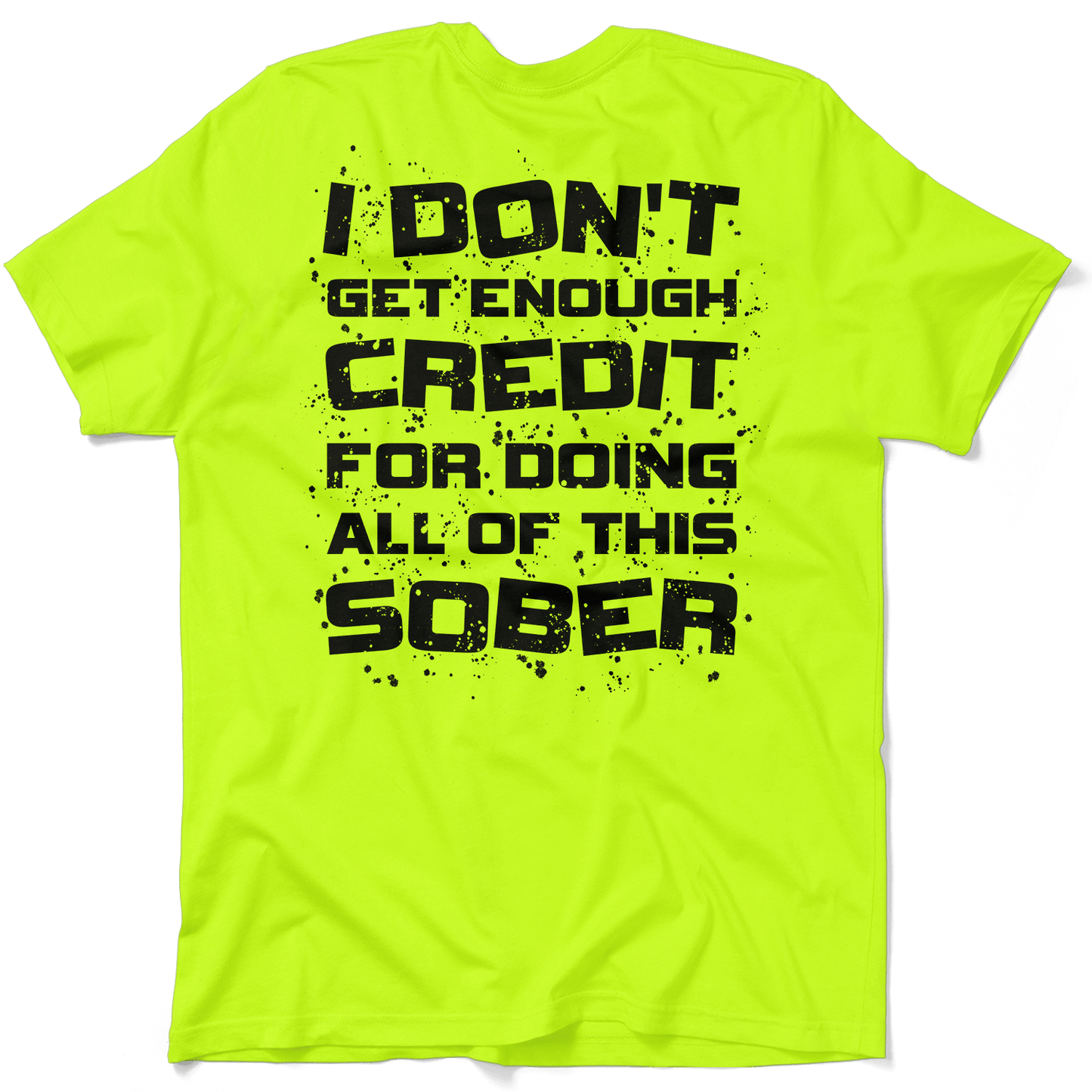 Sober - Safety Yellow T-Shirt Armed American Supply