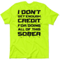 Sober - Safety Yellow T-Shirt Armed American Supply