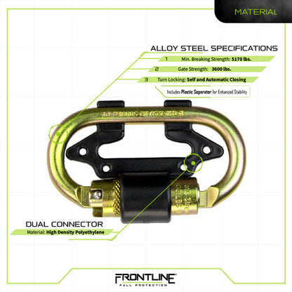 Frontline CSQ275 Dual Connector Carabiner for Twin SRL's VM Hardware