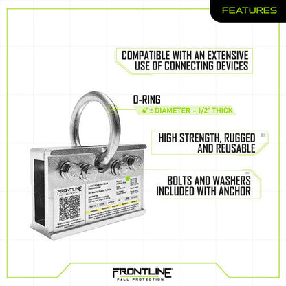 Frontline RO2W 2-Way Standing Seam Roof Anchor VM Hardware
