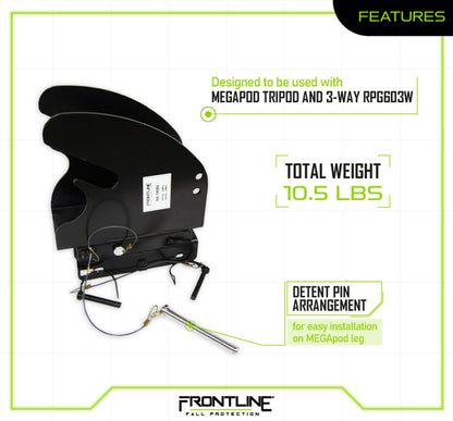 Frontline TACBU MEGApod Universal Bracket for Retrieval SRL VM Hardware