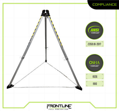 Frontline TAN07 MEGApod 7' Aluminum Tripod VM Hardware