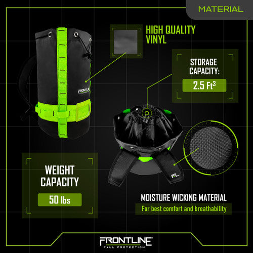 Frontline MPBAG50 Fall Protection for Tools and Storage Vinyl Bag VM Hardware