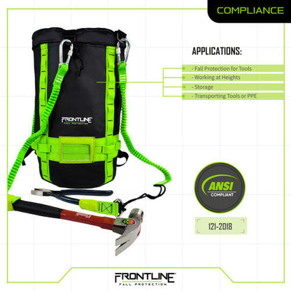 Frontline MPBAG50 Fall Protection for Tools and Storage Vinyl Bag VM Hardware