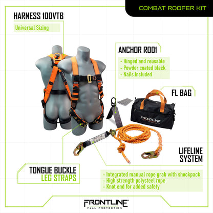 Frontline Combat Complete Roofers Kit Combat Premium Roofer Kit VM Hardware