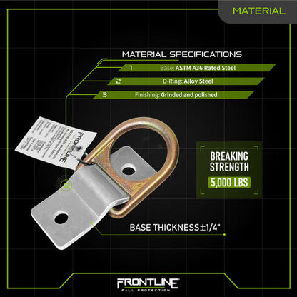 Frontline SBW01 Weld/Bolt-on Steel and Concrete Anchor VM Hardware