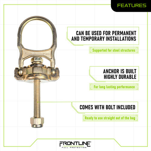 Frontline STB5K ALPHA Swivel 5k Steel Anchor VM Hardware