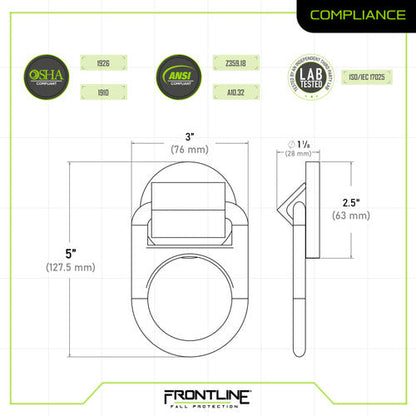 Frontline STW01 Weld-on Anchor VM Hardware