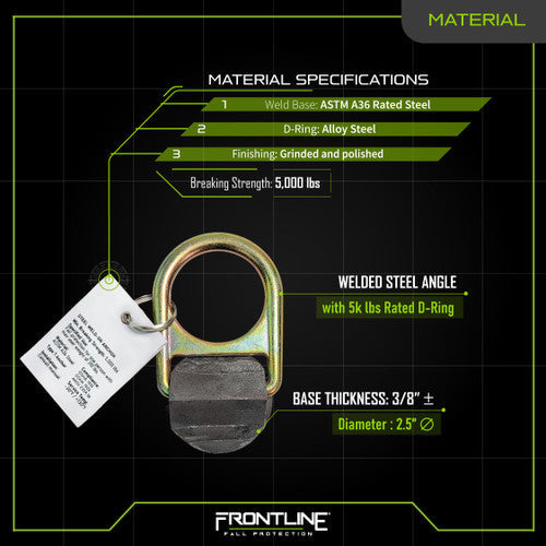 Frontline STW01 Weld-on Anchor VM Hardware