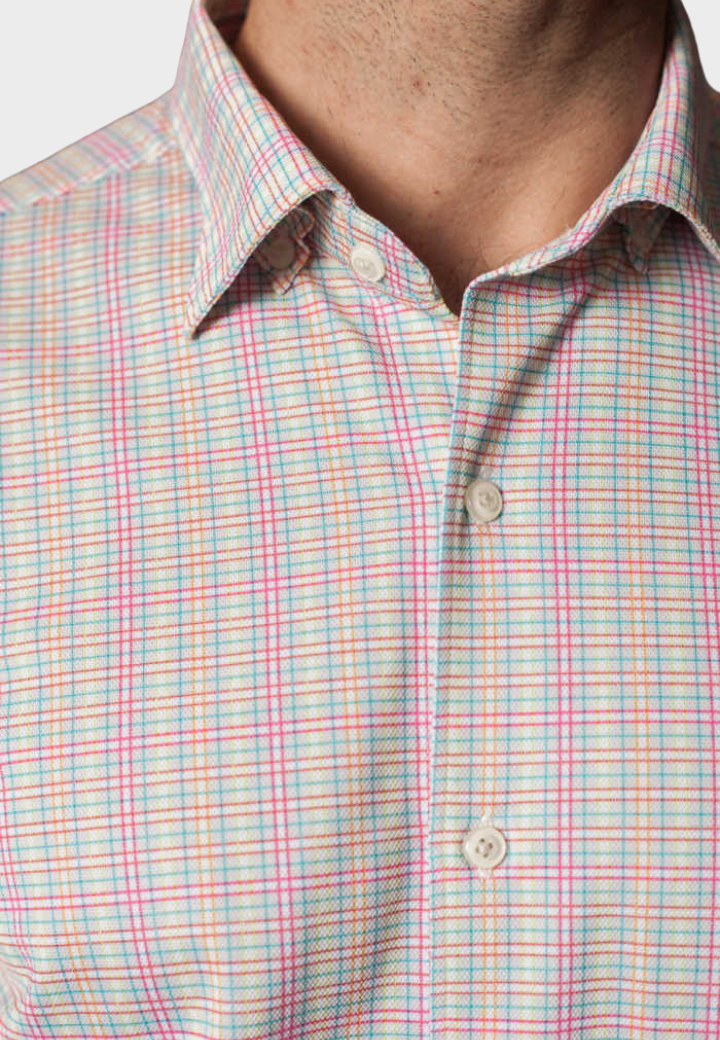 Spectrum Check Long Sleeve Tech Shirt Buki