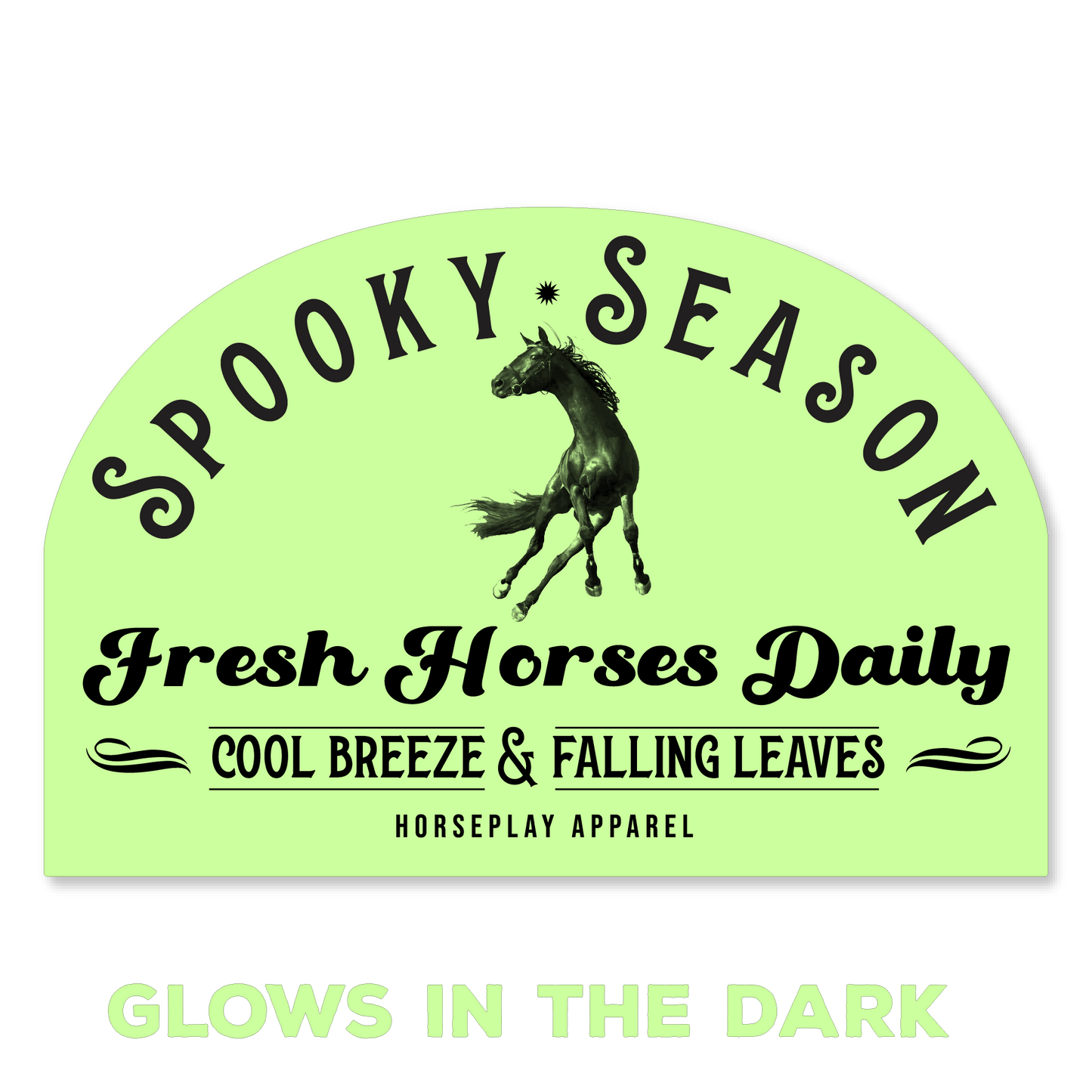 Spooky Season Sticker Horseplay Apparel