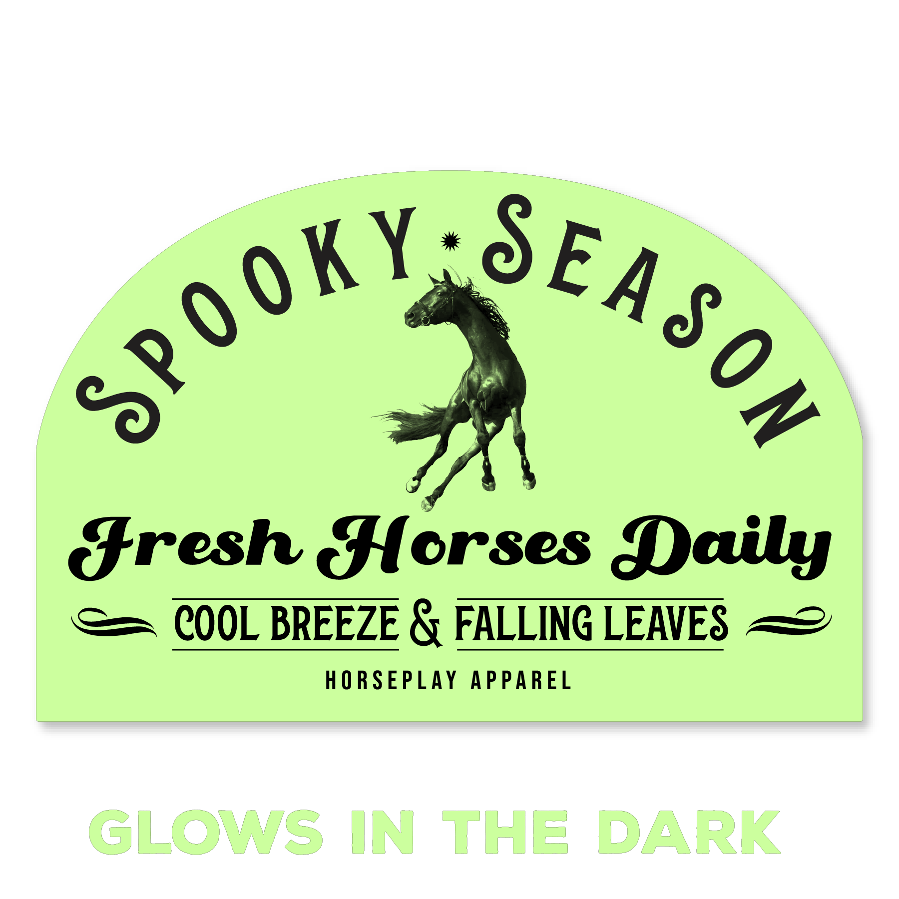 Spooky Season Sticker Horseplay Apparel