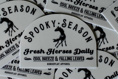 Spooky Season Sticker Horseplay Apparel