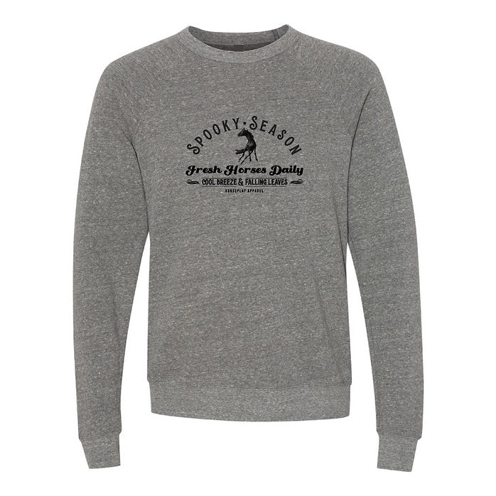 Spooky Season Sweater: Grey Horseplay Apparel