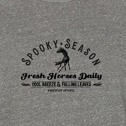 Spooky Season Sweater: Grey Horseplay Apparel