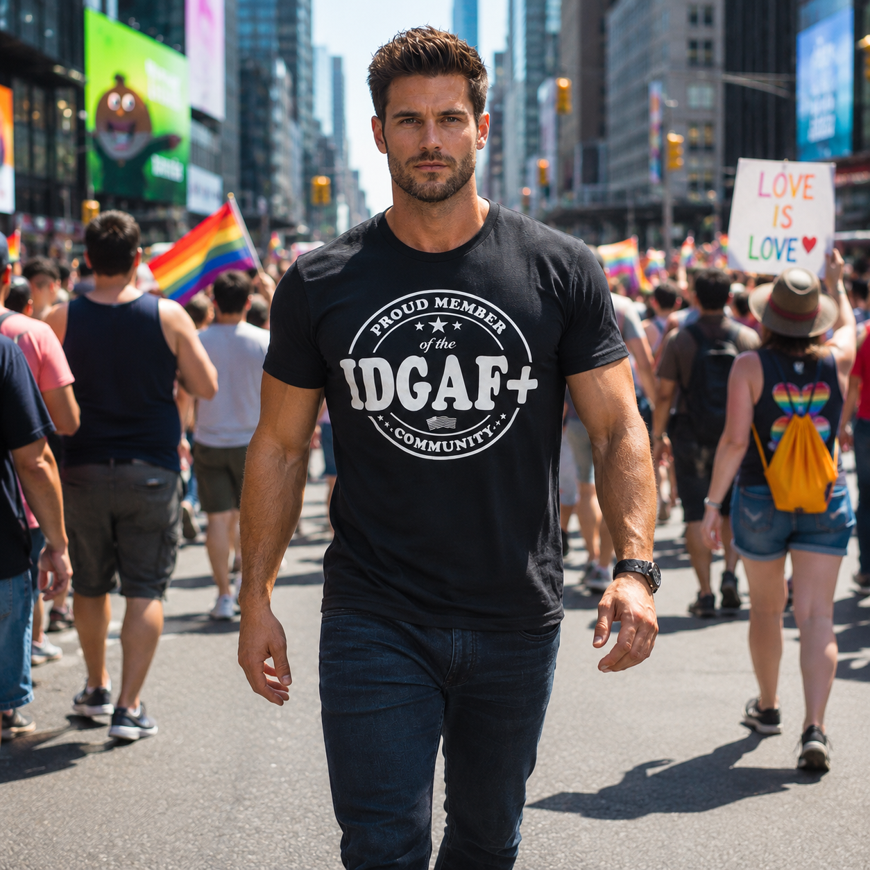 Proud Member of The IDGAF+ Community T-Shirt The Devil's Pickle