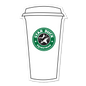 Starbuck Equestrian Cup Sticker Horseplay Apparel