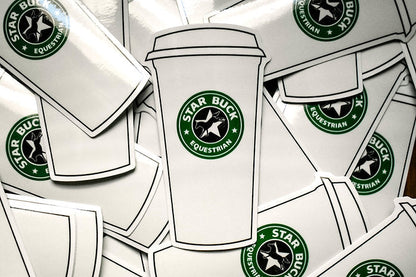 Starbuck Equestrian Cup Sticker Horseplay Apparel