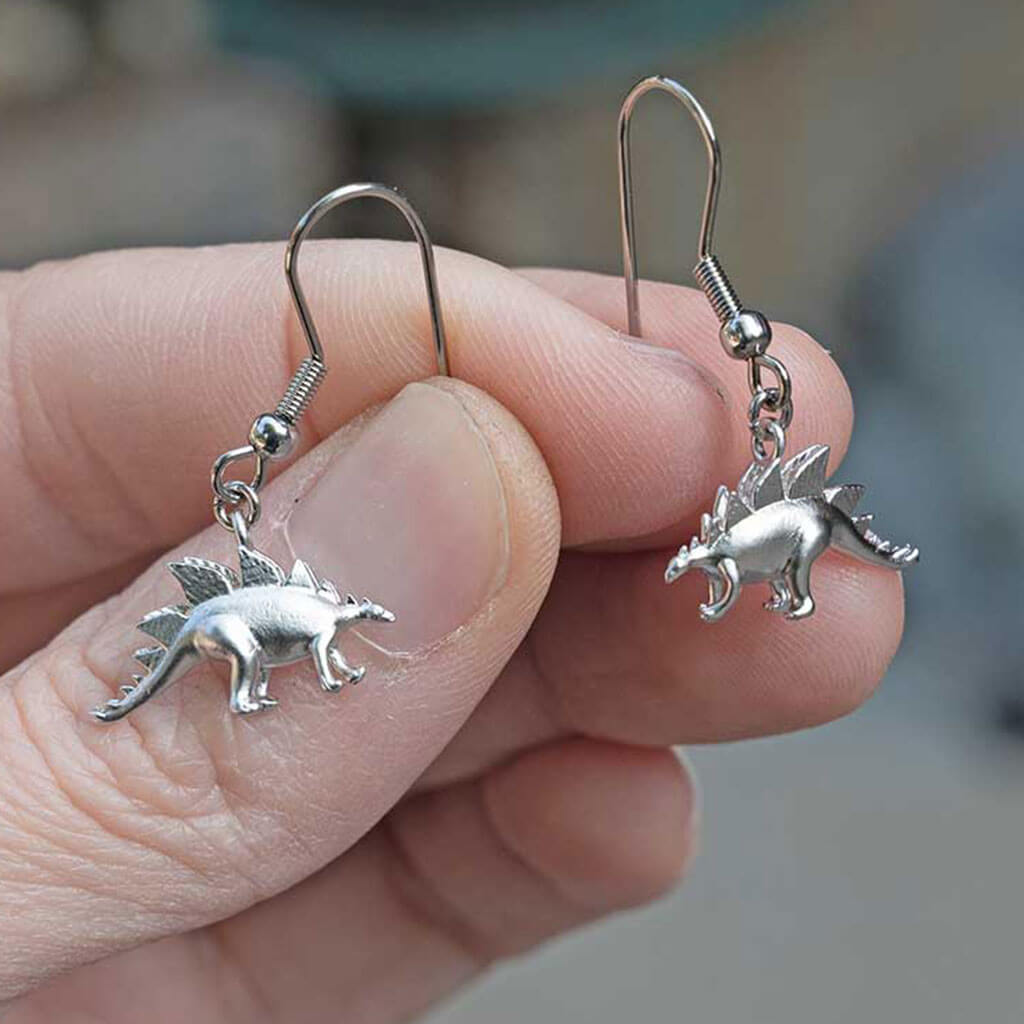 Pteradactyl & Stegosaurus Earrings Princess Awesome & Boy Wonder