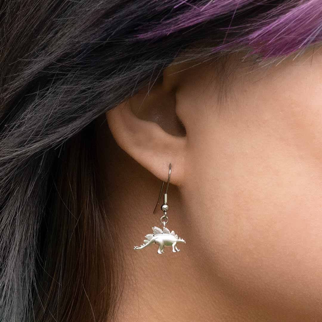 Pteradactyl & Stegosaurus Earrings Princess Awesome & Boy Wonder