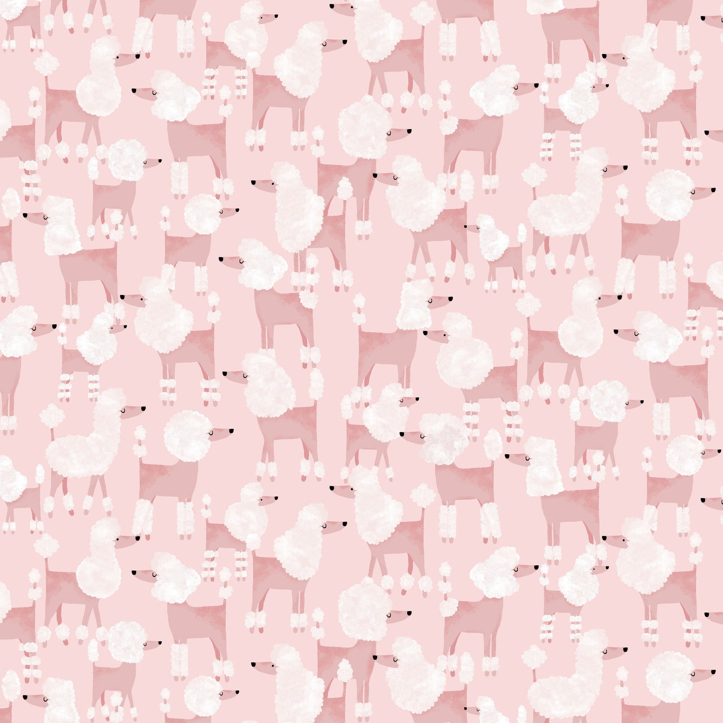 Pink Poodles Fit & Flare Dress Retrolicious