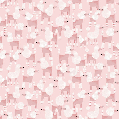 Pink Poodles Fit & Flare Dress Retrolicious
