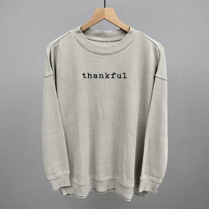 Thankful (Typewriter) Ivy + Cloth