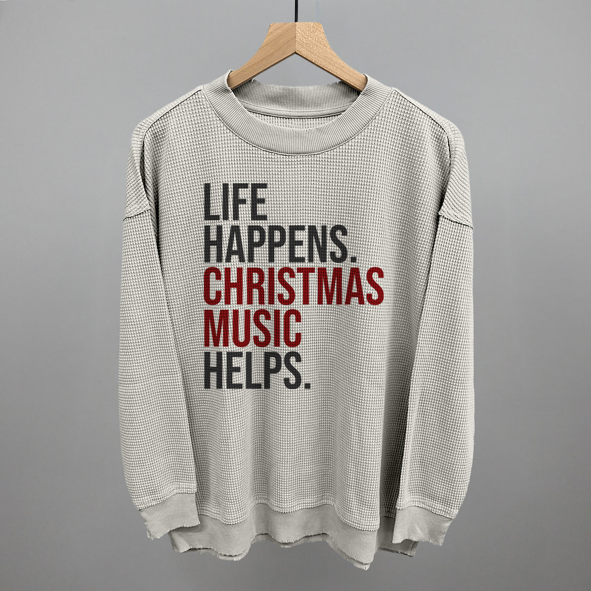 Life Happens Christmas Music Helps Ivy + Cloth
