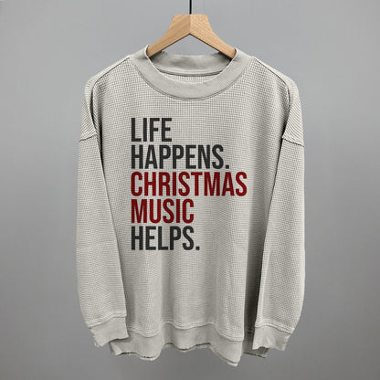 Life Happens Christmas Music Helps Ivy + Cloth