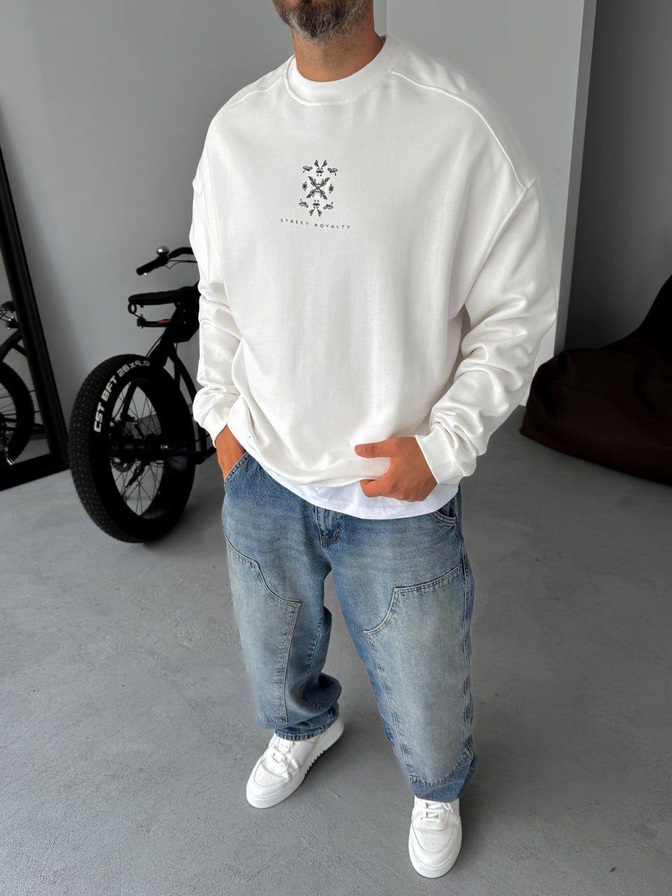 Street Royalty Oversize Sweatshirt Withinblack