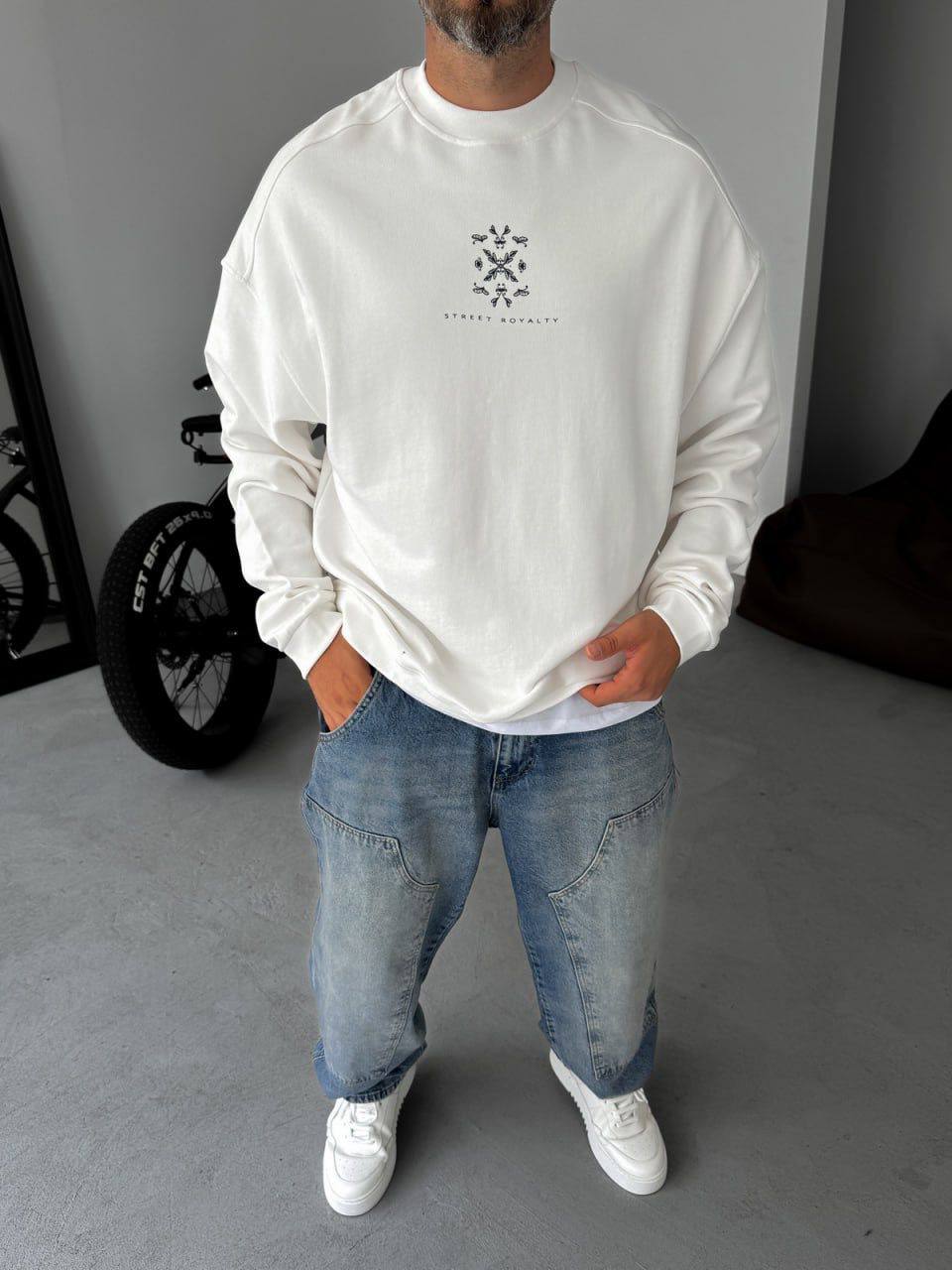 Street Royalty Oversize Sweatshirt Withinblack