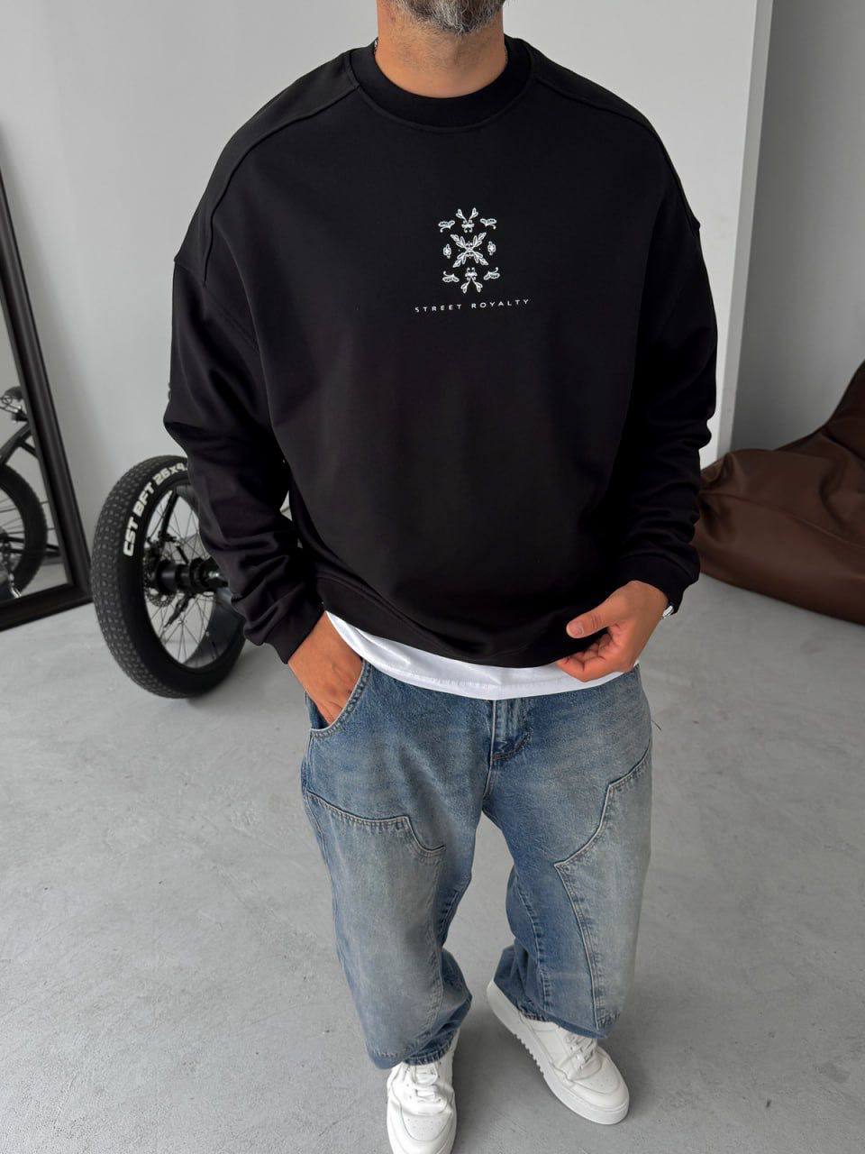 Street Royalty Oversize Sweatshirt Withinblack