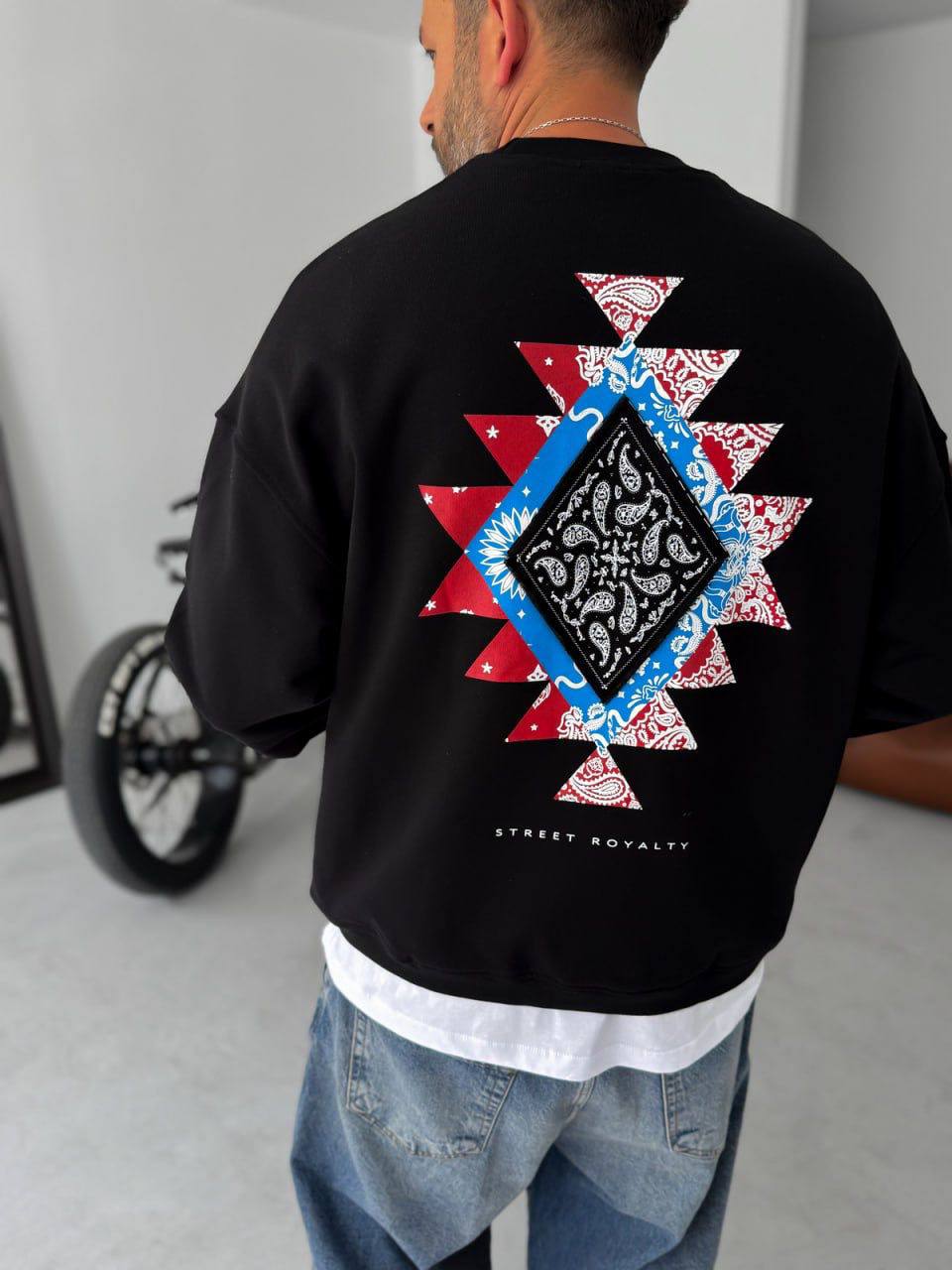 Street Royalty Oversize Sweatshirt Withinblack
