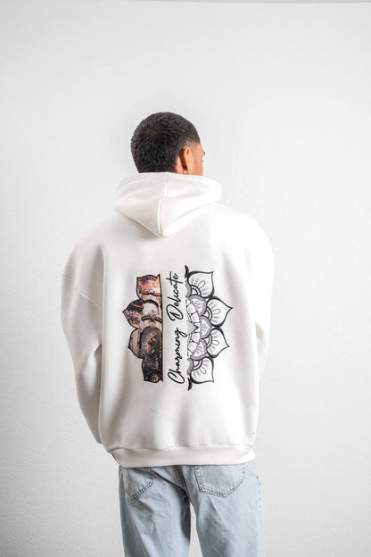 Street Style Oversize Hoodie – Unisex Hoodie with Artistic Baroque Print Withinblack