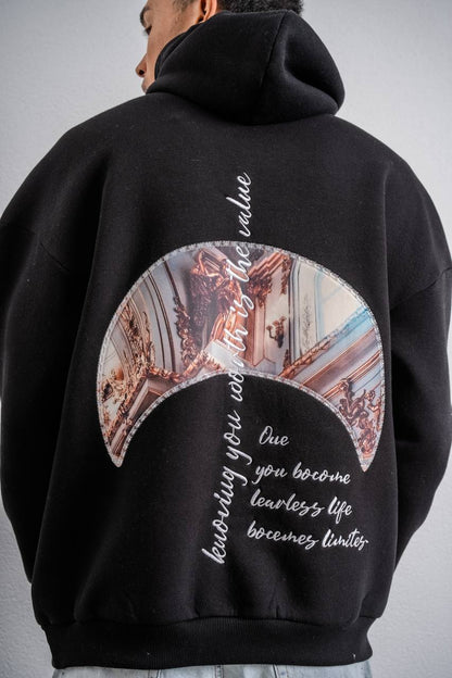 Unisex Oversize Hoodie with Artistic Print – Modern Streetwear Style Withinblack