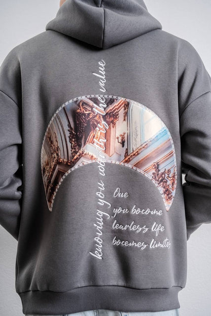 Unisex Oversize Hoodie with Artistic Print – Modern Streetwear Style Withinblack