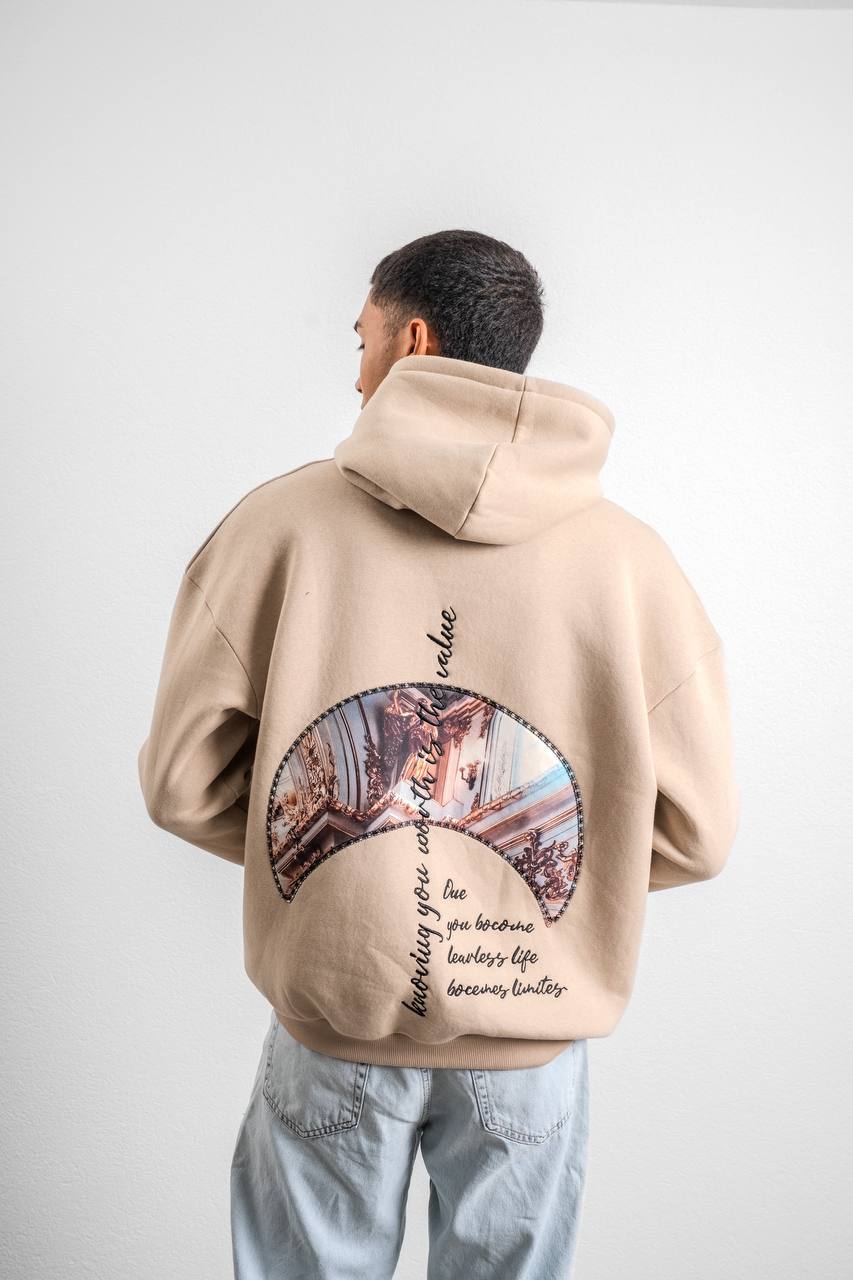 Unisex Oversize Hoodie with Artistic Print – Modern Streetwear Style Withinblack