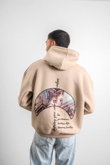 Unisex Oversize Hoodie with Artistic Print – Modern Streetwear Style Withinblack
