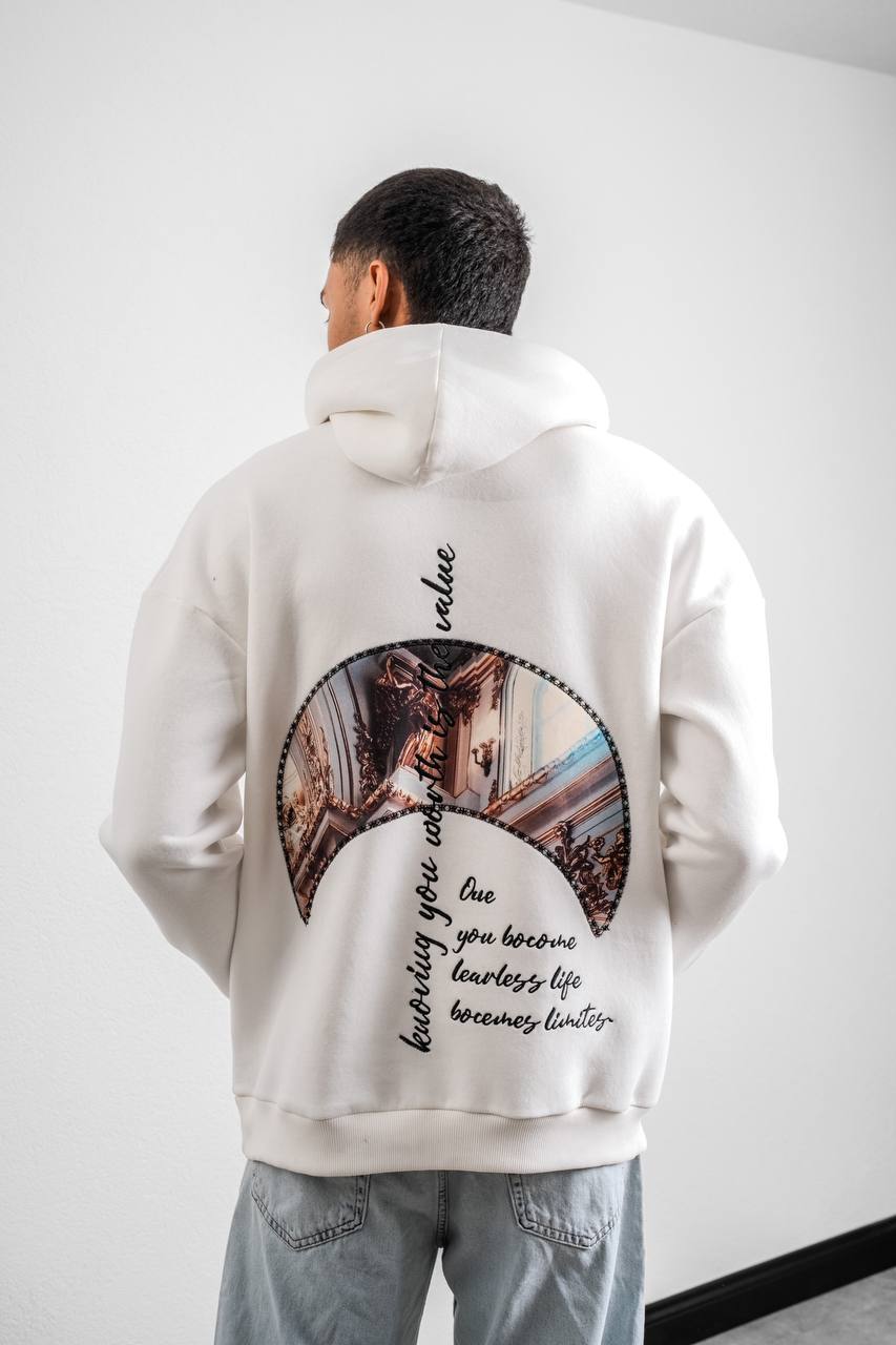 Unisex Oversize Hoodie with Artistic Print – Modern Streetwear Style Withinblack