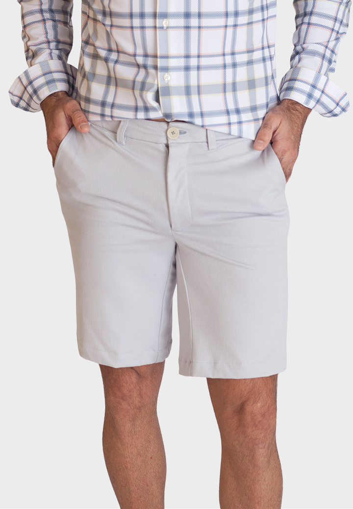 Stretch Eagle Shorts - Pearl Grey Buki