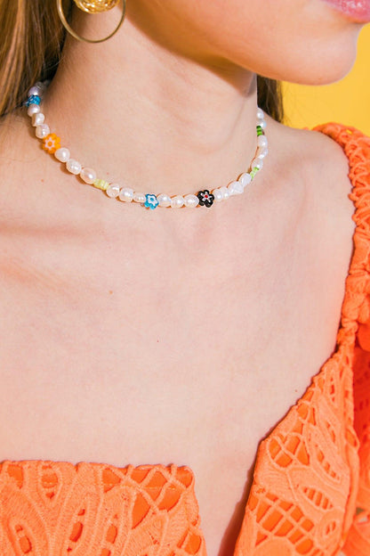 NICOLE PEARL NECKLACE Flying Tomato