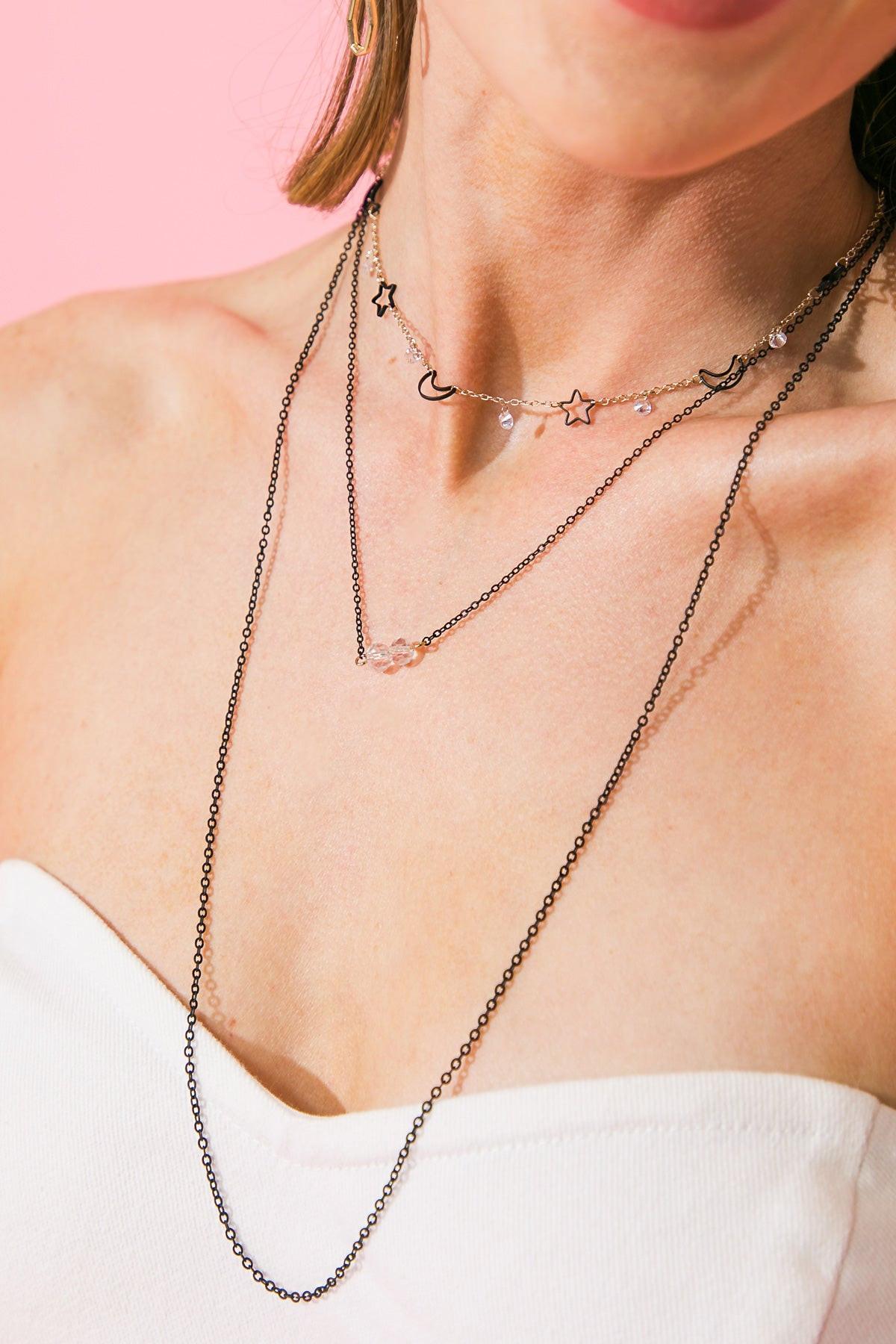 IT'S LIKE THUNDER LAYERED NECKLACE Flying Tomato