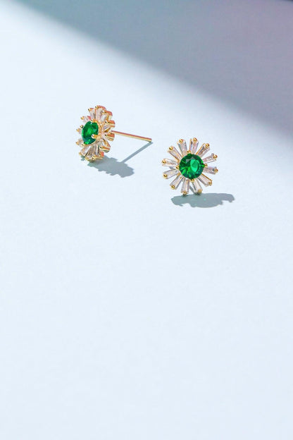 VINTAGE SUNFLOWER EARRINGS Flying Tomato