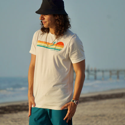 Sun Sets Men's Tee - Premium Cotton T-Shirt Liquid Culture