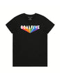 Superhuman Black Cotton T-Shirt Goal Five