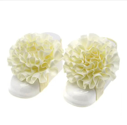 Baby Floral Headband and Foot Accessories Set
